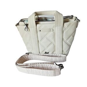 Lug Dory Matte Luxe Crossbody Pebble Ice Pop Vegan Leather Tote Handles Handbag